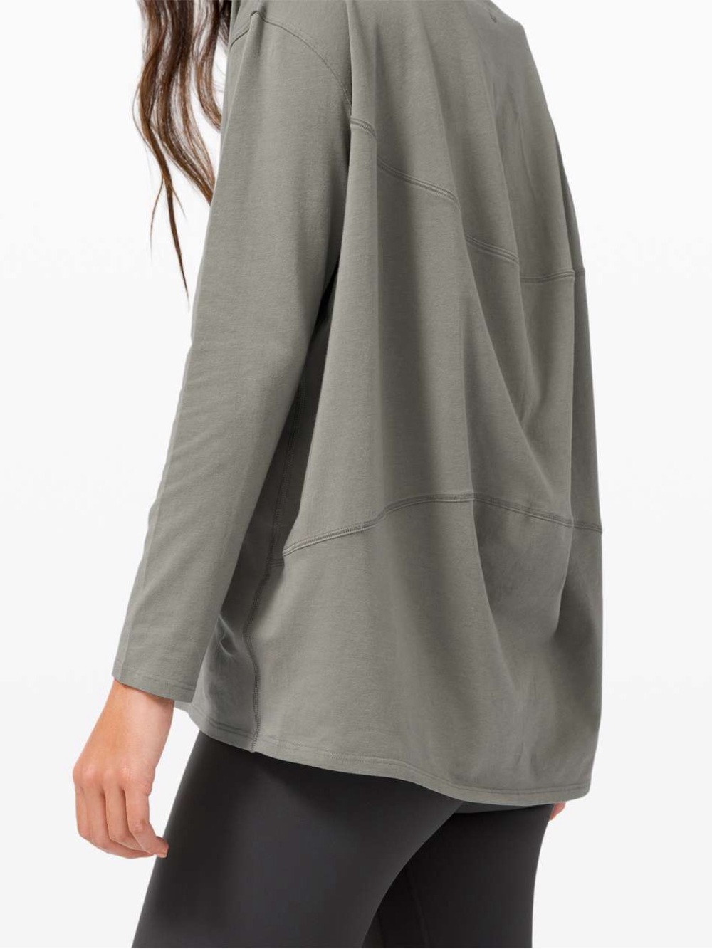 LULULEMON | Back in Action Long Sleeve Tee in Grey | S